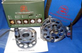 REEL & SPOOL: (2) Ari T'Hart International BV Ari 1 high tech fly reel, 2.25