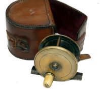 REEL & CASE: (2) C Farlow & Co., Maker's 191 Strand, London, 2.25