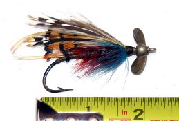 FLY: Hardy Aaro Salmon Fly Durham Ranger pattern, 2