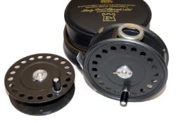 REEL & SPOOL: (2) Hardy St. George 3.75