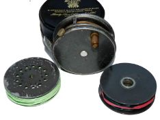 REEL & SPOOLS: (3)  Hardy Perfect 3 3/8