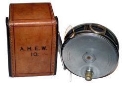 REEL & CASE: (2) Rare Hardy Perfect 3 7/8