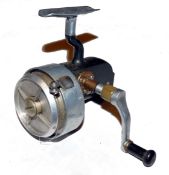 REEL: Scarce Hardy Altex No 2 Mk 5 spinning reel with finger pick up, left hand wind folding handle,