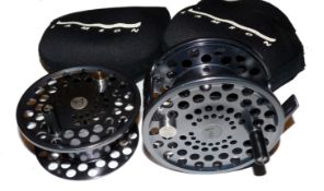 REEL &  SPOOL: (2) Lamson velocity V35 hi tech alloy salmon fly reel, 3.75