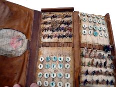 WALLET: Hardy New Patent Tackle Book leather wallet, measuring approx. 9