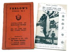 ANGLERS GUIDES: (2) Hardy Catalogue of Big Game Fish and Sea Fishing Tackle, hard card cover, 108