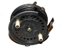REEL: Allcock 1st model Easicast alloy drum casting reel, 3.5