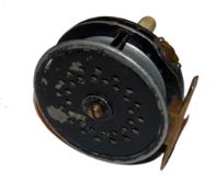 REEL: Early alloy Perfect style alloy trout fly reel, 3.5