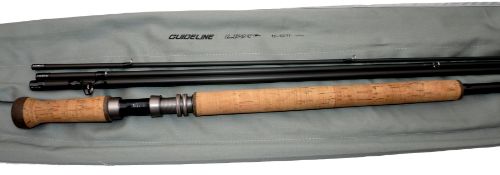ROD: Guideline LPX 15' 4 piece high tech graphite salmon fly rod, line rate 10/11, matt black blank,