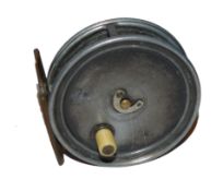 REEL: Early Hardy Patent Uniqua reel, 3-3/8