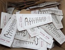 ROD RINGS: Collection of 112 carded sets of vintage rod rings by A Harris, Plymouth Rd., Redditch,