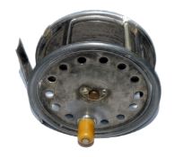 REEL: Early Hardy Uniqua alloy salmon fly reel, 4.5