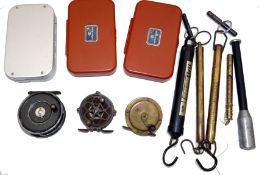 REELS: (3) & ACCESSORIES: (Qty) Hardy Uniqua 3 1/8