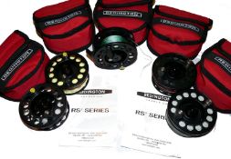 REEL & Spools: (5) Reddington USA RS2 hi tech alloy trout fly reel, 3.5