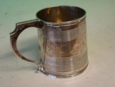 A William IV Silver Mug The body with two reeded bands. London 1832-33. 2 ¾