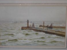 Sydney Frances Josephine Bland 1883-c1976 Whitby. Signed and inscribed. Watercolour on paper 8 ¼