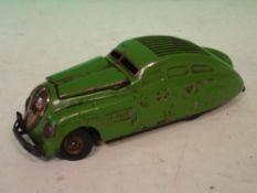 A Schuco Kommando Anno 2000 Car Voice activated. Green paint. 5 ½