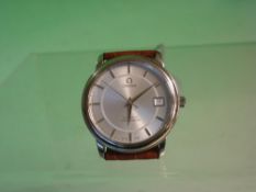 An Omega Gentleman's Wristwatch Officially certified automatic chronometer movement no. 49638416.