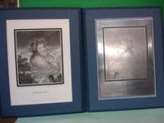 After Sir Joshua Reynolds An engraving and original copper plate by John Raphael Smith, Emma