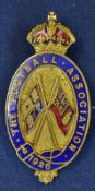 1926 FA Tour Badge awarded to Benjamin Cross for representing the FA Canadian Tour team during the