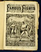 Scarce collection of “Police Budget Edition-Famous Fights-Past and Present” boxing magazines