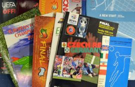 Selection from the Euro’s Final programmes 1968 Final programme covering semi-finals (England) and