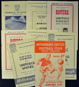 Sheffield/Hallamshire Cup Finals 1954 Rotherham United v Sheffield United, 1957 Rotherham Utd v