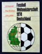Unique 1974 Germany World Cup Book published by Sigloch, HB, entitled ‘Fussball weltmeisterschaft