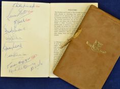 1963 The F.A. Centenary Anniversary Banquet List of Guests, Table Plan, Arrangements etc.