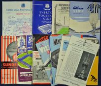 Tottenham Hotspur double season1960/61 football programmes homes v West Bromwich Albion (celebration