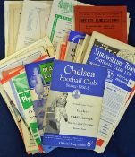 Selection of football programmes mostly 1950s some earlier to include Arsenal v Manchester Utd 50/