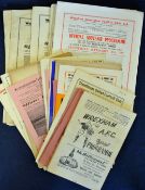 Wrexham football programme selection from 1954/55 to 1970s both homes and aways with many