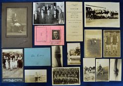 An album consisting of photographs 1912 onwards depicting the football career of Benny Cross from