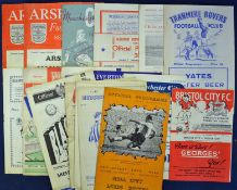 Assorted 1950s Football programmes selection including 49/50 Hull City v Leeds Utd, 50/51