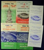 FA Cup Final football programmes 1956, 1962, 1963, 1964, plus 1963 Eve of the Final Rally