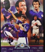 Selection of Leicester City football prints to include an aerial view of Filbert Street which closed