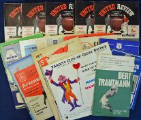 Manchester United football programmes for 1963/64 full season collection homes 21 league, 2 FA