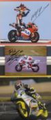 3x Signed Superbike photographs featuring Superbike World Champion James Toseland, World and British