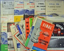 Football programme selection mainly 1960s but earlier issues noted incl Everton v Arsenal 1947/48,