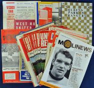 Manchester United football programmes for 1968/69 full season homes 21 league, 3FA Cup, 4 European