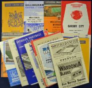 Selection of football programmes from 1952 onwards, but all 1950s and including 52/53 Sheffield