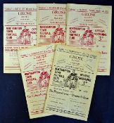 Selection of Northampton Town home football programmes including 50/51 Norwich City, Barnsley (FAC),