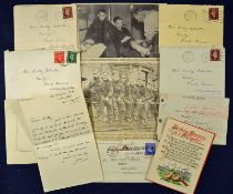 Handwritten letters from Joe Gardiner (Wolverhampton Wanderers) dated 1939:- 7 January, 21 June, 2