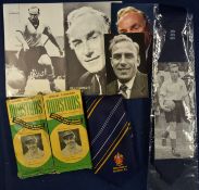 Billy Wright (England & Wolverhampton Wanderers Captain) Items incl England Official Tie (