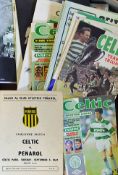 Collection of Celtic Big Match football programmes from the 1960s onwards for European matches and