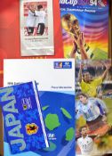 Selection of: 1994 World Cup, 2006 World Cup, 2002 World Cup x 2 official programmes, 2004 Asia