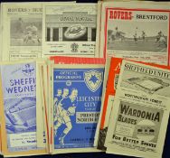 Quality collection of football programmes from 1953 onwards, mainly 1950s good selection of clubs