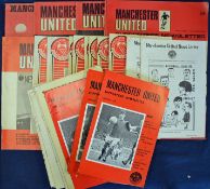 Scarce collection of Manchester Utd 1960s newsletters including Volume 1, nos. 1 – 6, Manchester