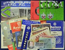 Selection of football programmes to include 1964/1965 Chelsea v Leicester City F.L. Cup Final (1st