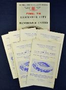 1963 FA Cup Final programme Manchester United v Leicester City, Eve of the Final Rally programmes